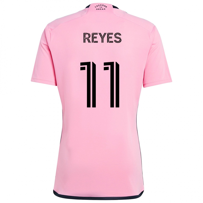 Hombre Camiseta Dairon Reyes #11 Rosa 1ª Equipación 2024/25 La Camisa Chile