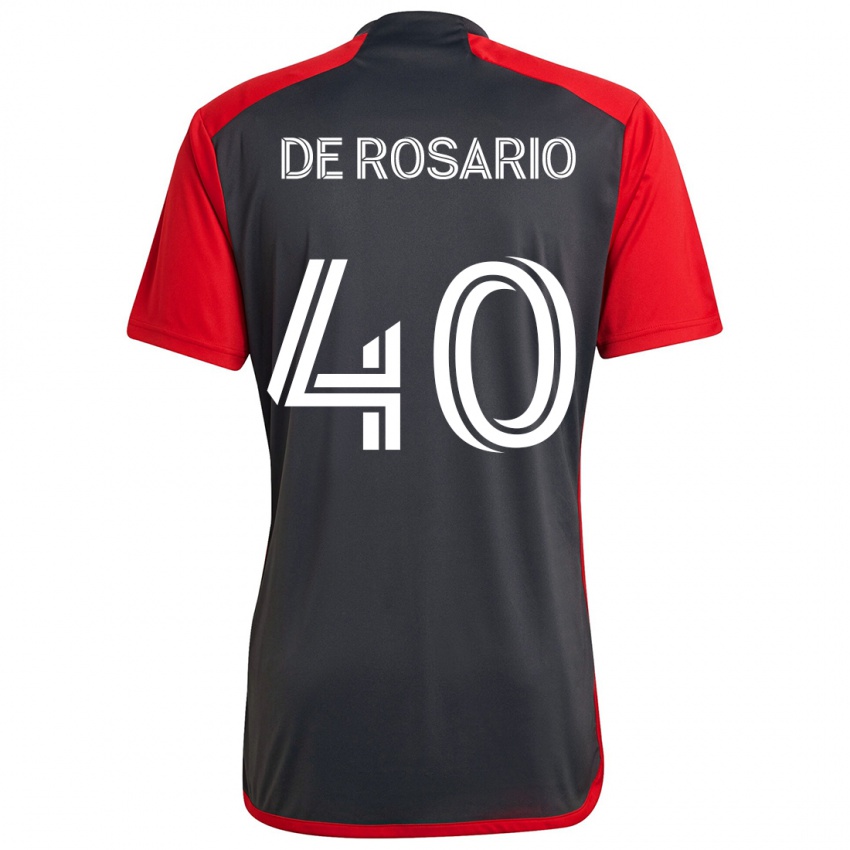 Hombre Camiseta Adisa De Rosario #40 Rojo Grayn 1ª Equipación 2024/25 La Camisa Chile