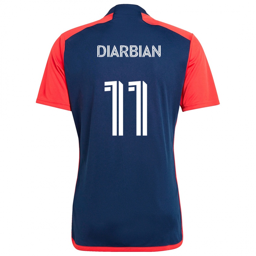 Hombre Camiseta Gevork Diarbian #11 Azul Rojo 1ª Equipación 2024/25 La Camisa Chile