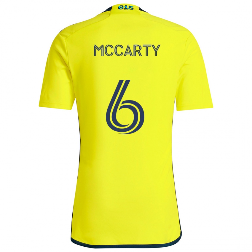 Hombre Camiseta Dax Mccarty #6 Amarillo Azul 1ª Equipación 2024/25 La Camisa Chile