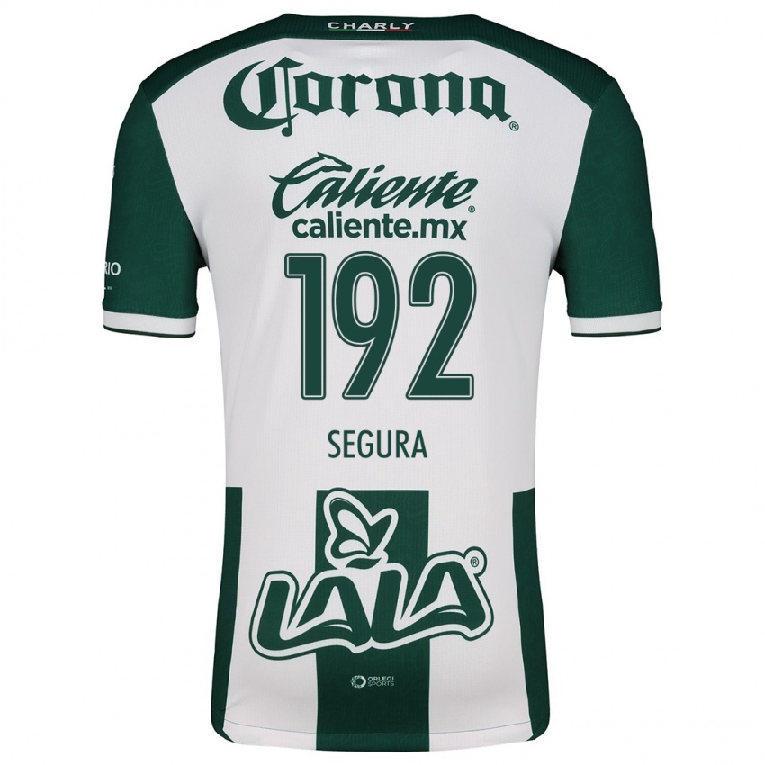 Hombre Camiseta Gustavo Segura #192 Verde Blanco 1ª Equipación 2024/25 La Camisa Chile