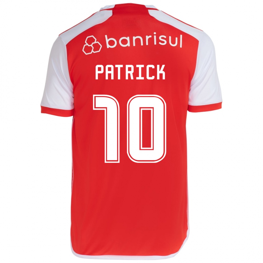 Hombre Camiseta Alan Patrick #10 Rojo Blanco 1ª Equipación 2024/25 La Camisa Chile