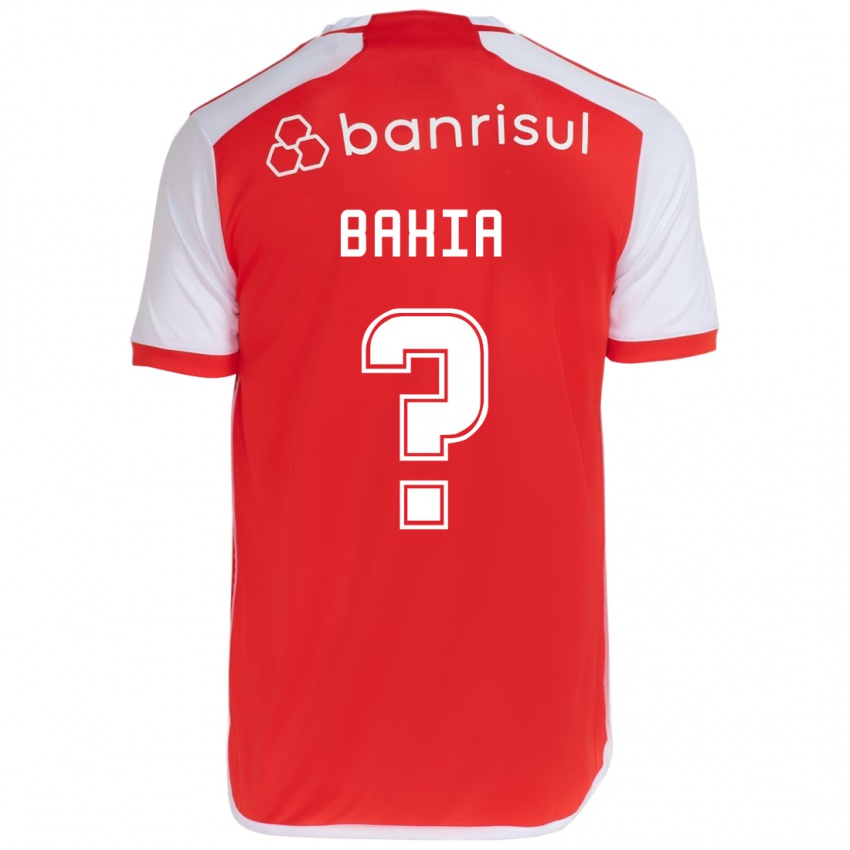 Hombre Camiseta Guilherme Bahia #0 Rojo Blanco 1ª Equipación 2024/25 La Camisa Chile