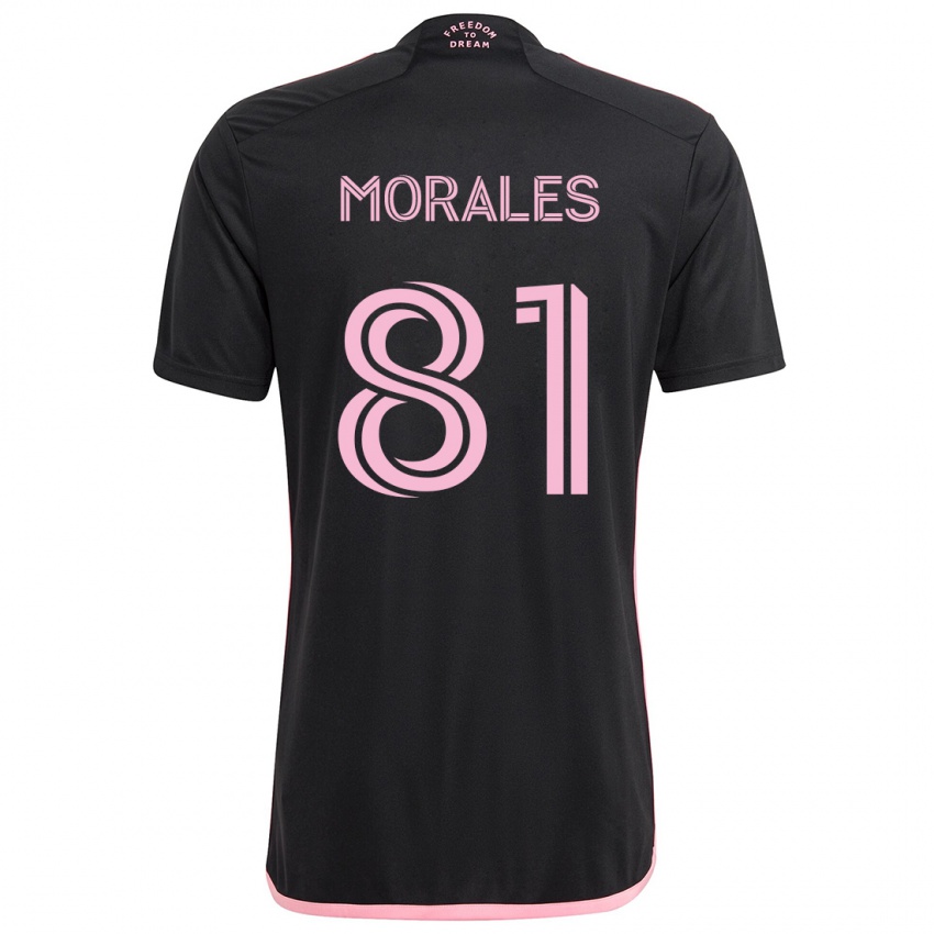 Hombre Camiseta Santiago Morales #81 Negro 2ª Equipación 2024/25 La Camisa Chile