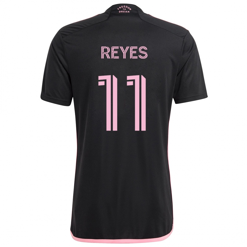 Hombre Camiseta Dairon Reyes #11 Negro 2ª Equipación 2024/25 La Camisa Chile