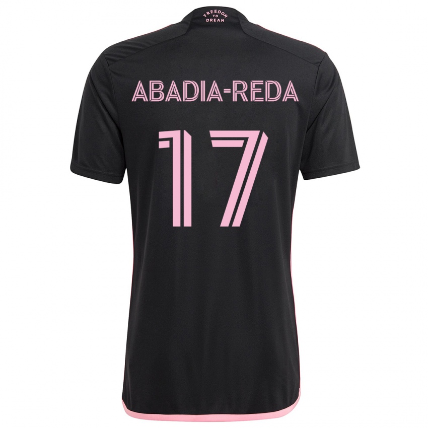 Hombre Camiseta Ezequiel Abadia-Reda #17 Negro 2ª Equipación 2024/25 La Camisa Chile