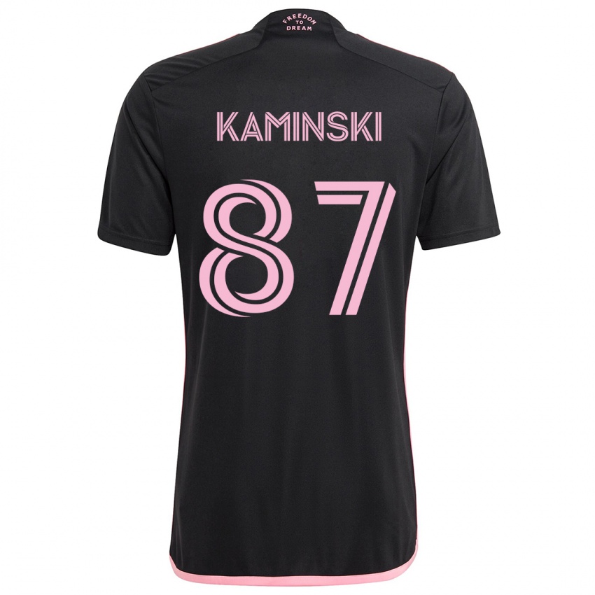 Hombre Camiseta Brett Kaminski #87 Negro 2ª Equipación 2024/25 La Camisa Chile