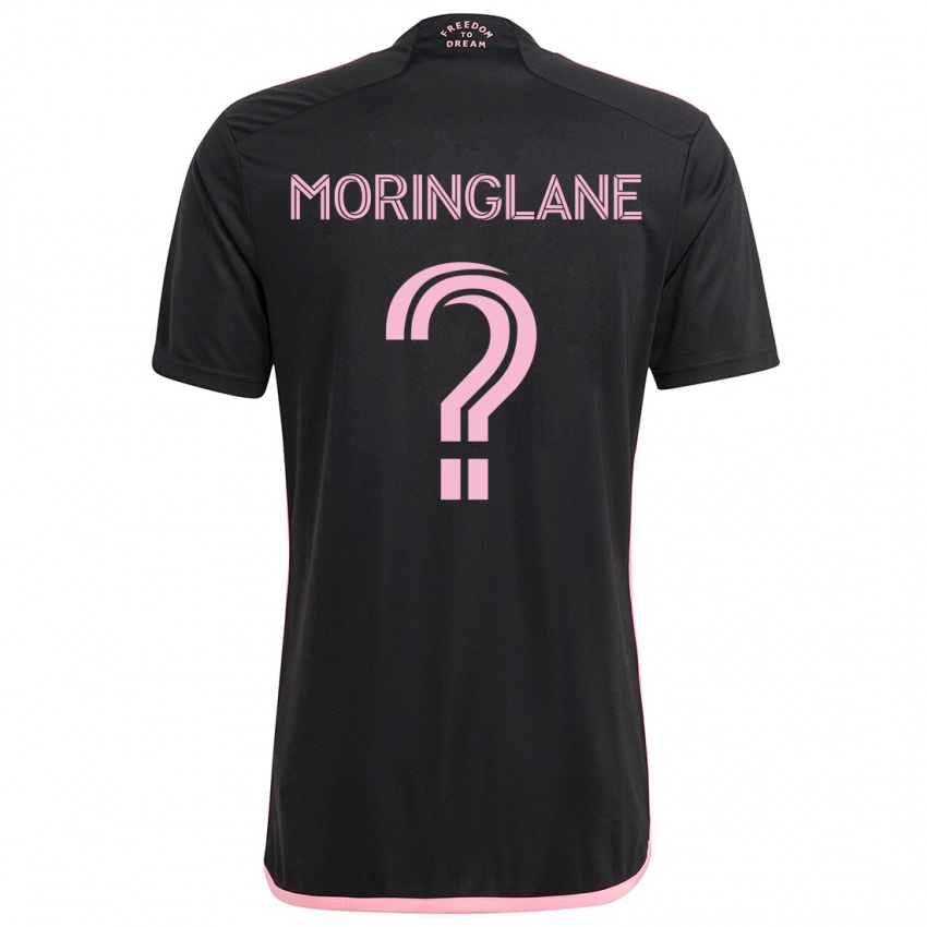 Hombre Camiseta Luis Moringlane #0 Negro 2ª Equipación 2024/25 La Camisa Chile