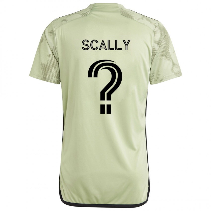 Hombre Camiseta Ethan Scally #0 Verde Claro 2ª Equipación 2024/25 La Camisa Chile