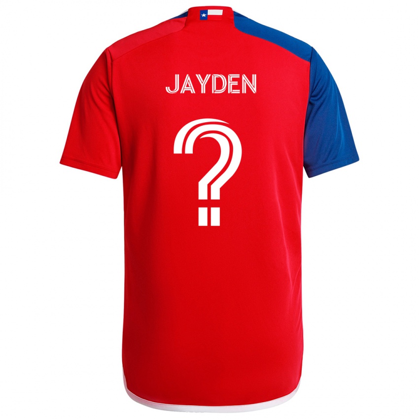 Mujer Camiseta Rus Jayden #0 Azul Rojo 1ª Equipación 2024/25 La Camisa Chile