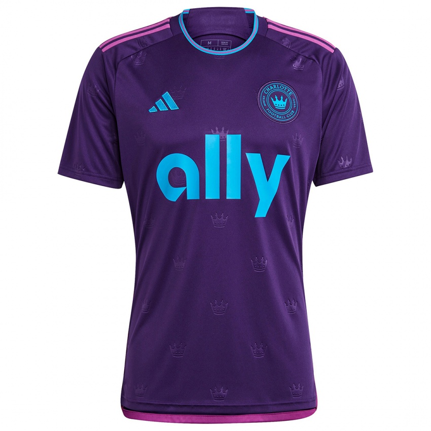 Mujer Camiseta Jahlane Forbes #40 Azul Morado 2ª Equipación 2024/25 La Camisa Chile