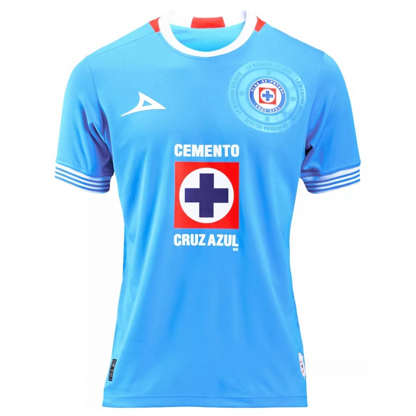 Niño Camiseta Zadiel Pineda #238 Cielo Azul 1ª Equipación 2024/25 La Camisa Chile