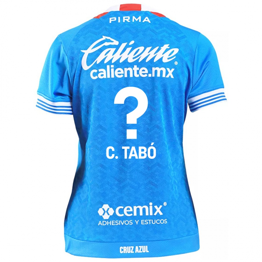 Niño Camiseta Christian Tabó #0 Cielo Azul 1ª Equipación 2024/25 La Camisa Chile