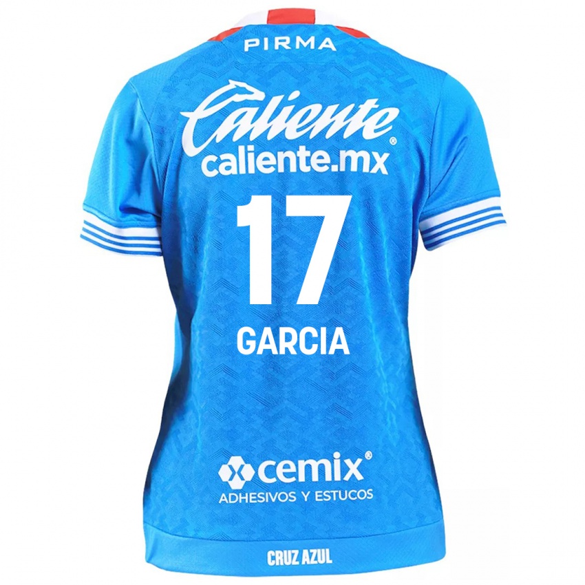 Niño Camiseta Amaury Garcia #17 Cielo Azul 1ª Equipación 2024/25 La Camisa Chile