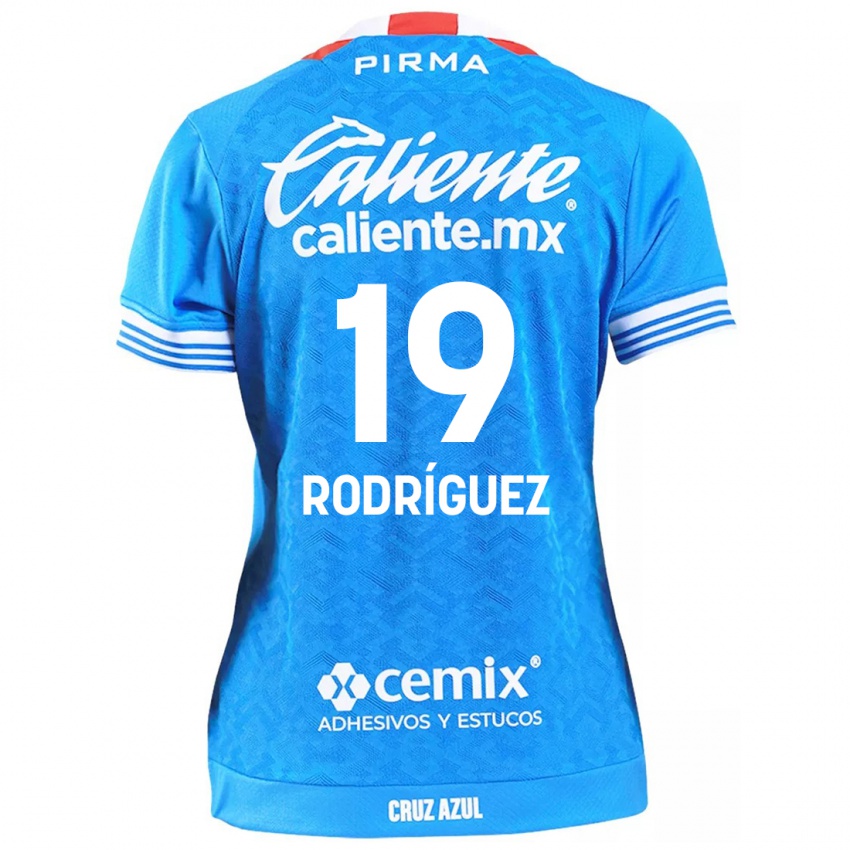 Niño Camiseta Carlos Rodríguez #19 Cielo Azul 1ª Equipación 2024/25 La Camisa Chile