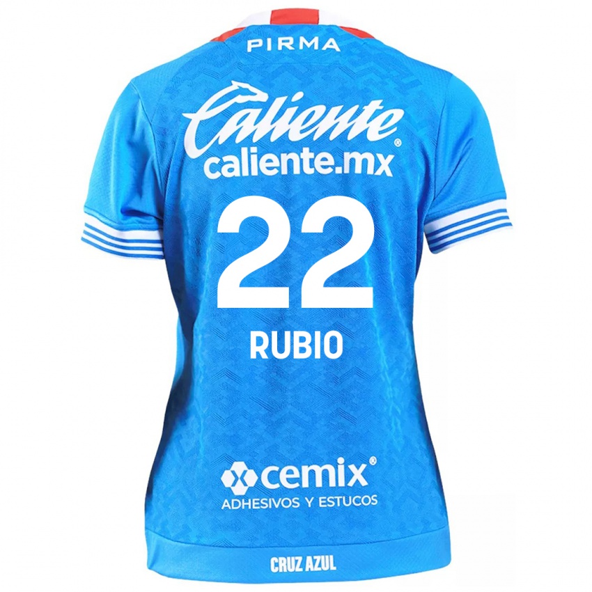 Niño Camiseta Raymundo Rubio #22 Cielo Azul 1ª Equipación 2024/25 La Camisa Chile