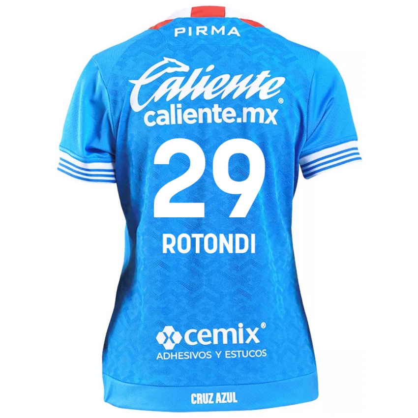 Niño Camiseta Carlos Rotondi #29 Cielo Azul 1ª Equipación 2024/25 La Camisa Chile