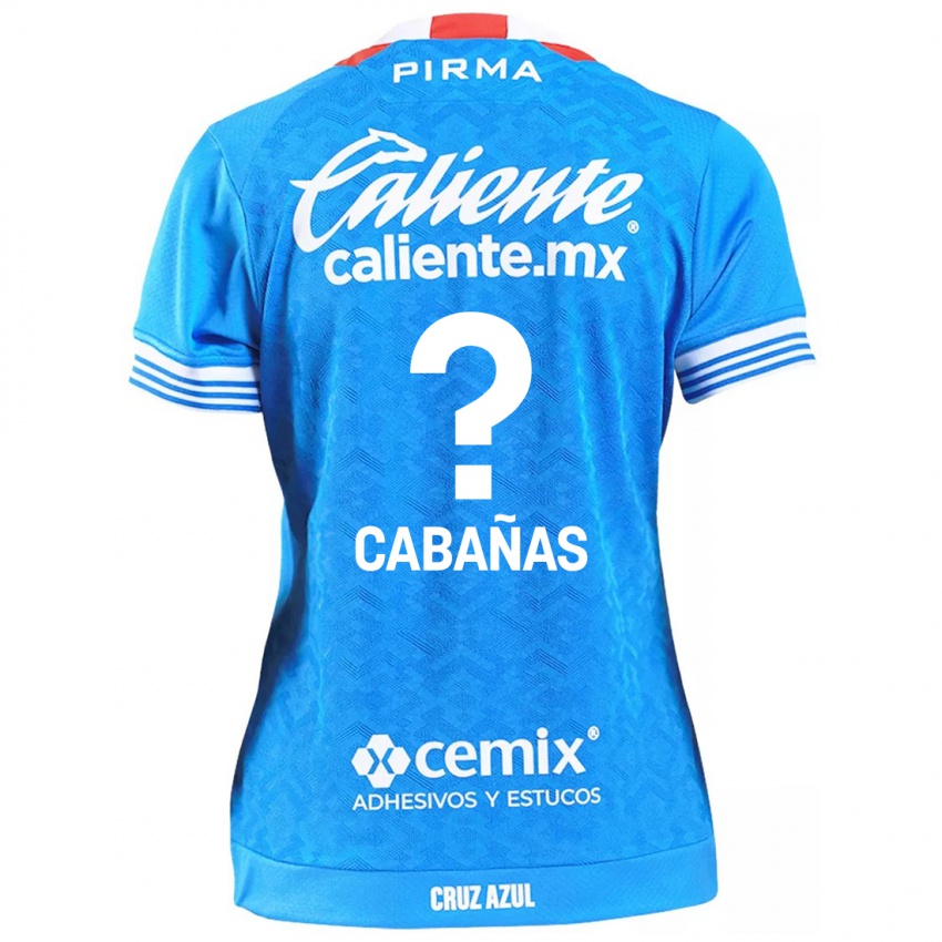 Niño Camiseta Alfredo Cabañas #0 Cielo Azul 1ª Equipación 2024/25 La Camisa Chile