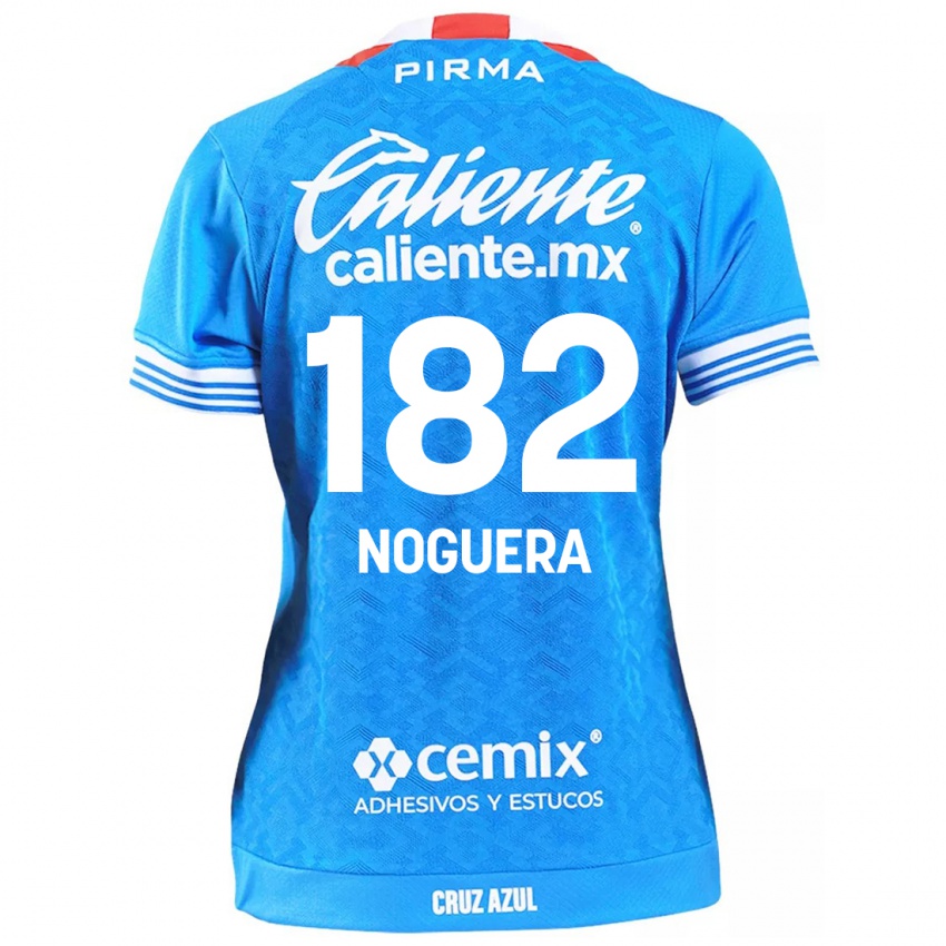 Niño Camiseta Heldrich Noguera #182 Cielo Azul 1ª Equipación 2024/25 La Camisa Chile