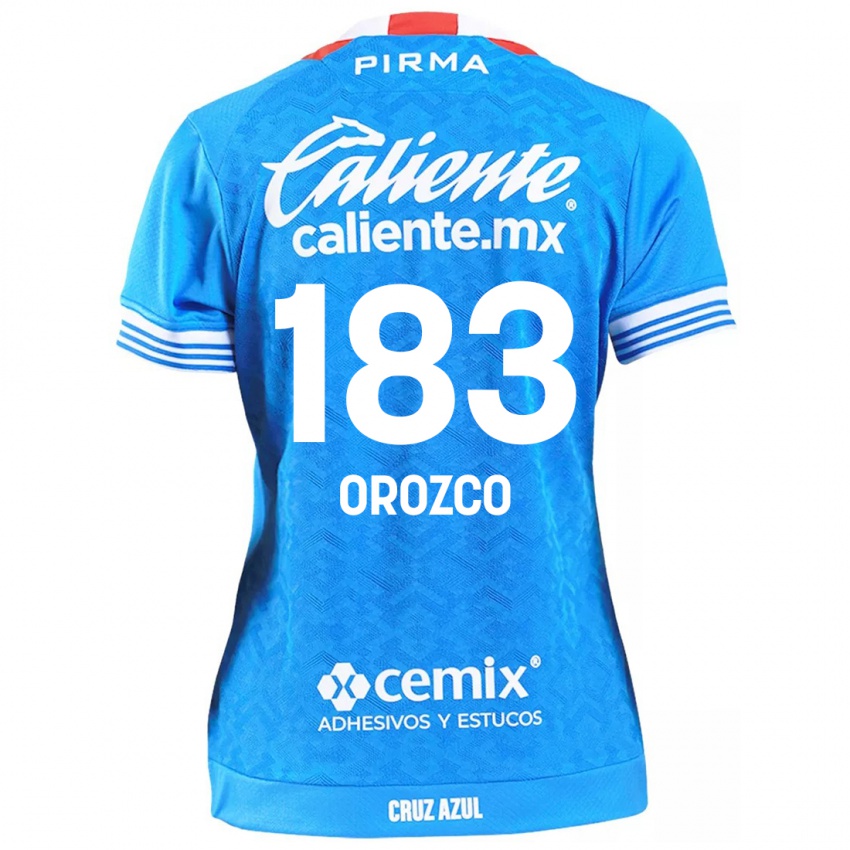 Niño Camiseta Fabrizzio Orozco #183 Cielo Azul 1ª Equipación 2024/25 La Camisa Chile