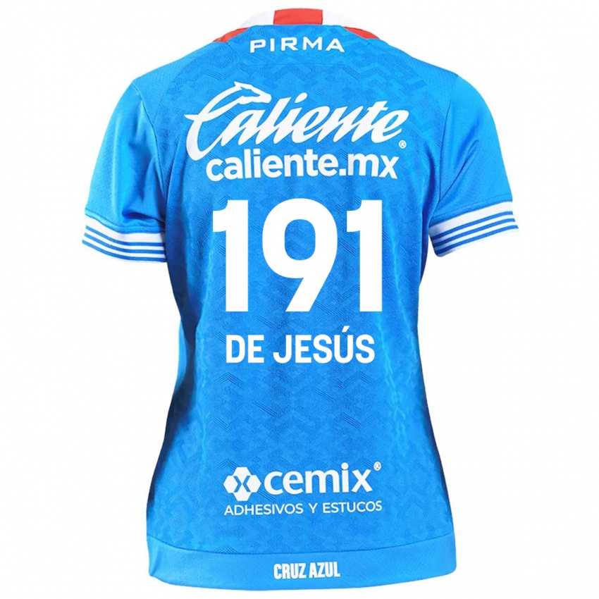 Niño Camiseta Luis De Jesús #191 Cielo Azul 1ª Equipación 2024/25 La Camisa Chile