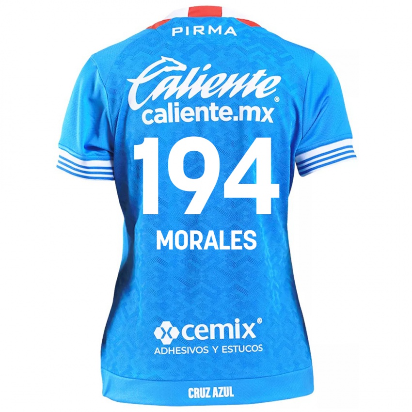 Niño Camiseta Amaury Morales #194 Cielo Azul 1ª Equipación 2024/25 La Camisa Chile