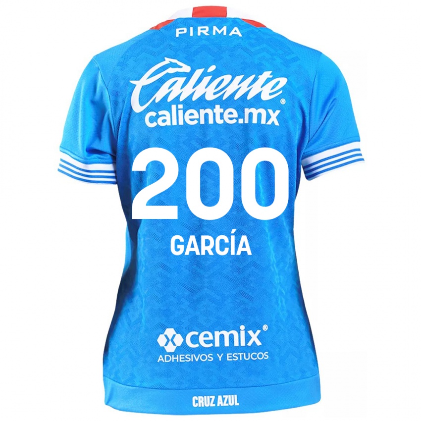 Niño Camiseta Jorge Garcia #200 Cielo Azul 1ª Equipación 2024/25 La Camisa Chile