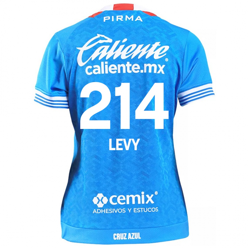 Niño Camiseta Mateo Levy #214 Cielo Azul 1ª Equipación 2024/25 La Camisa Chile