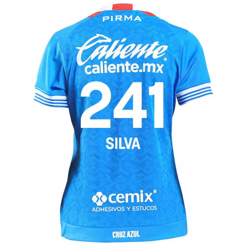 Niño Camiseta Iván Silva #241 Cielo Azul 1ª Equipación 2024/25 La Camisa Chile