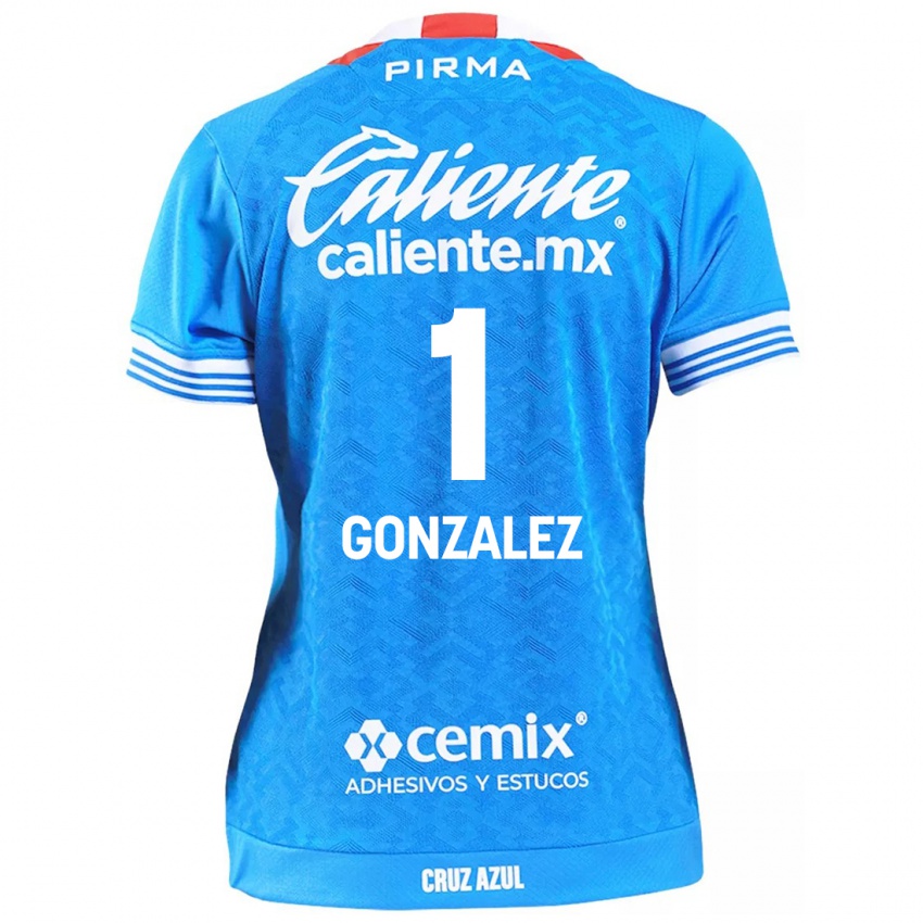 Niño Camiseta Itzayana Gonzalez #1 Cielo Azul 1ª Equipación 2024/25 La Camisa Chile