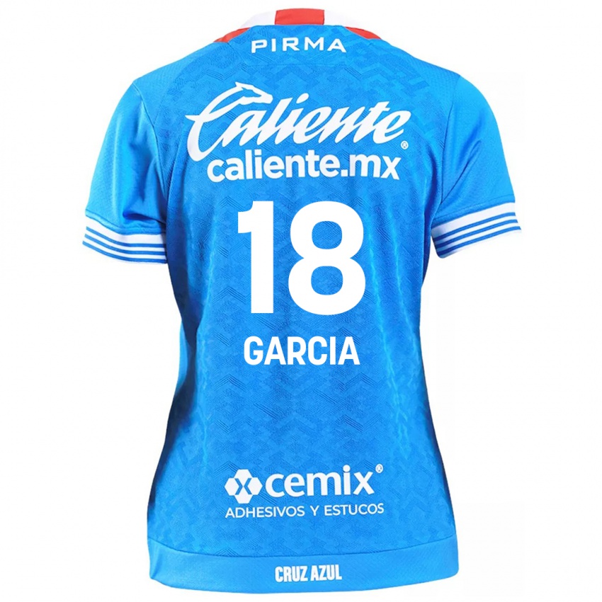 Niño Camiseta Diana Garcia #18 Cielo Azul 1ª Equipación 2024/25 La Camisa Chile