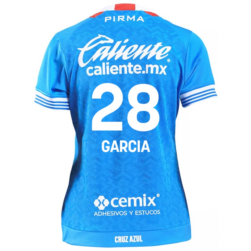 Niño Camiseta Ana Garcia #28 Cielo Azul 1ª Equipación 2024/25 La Camisa Chile