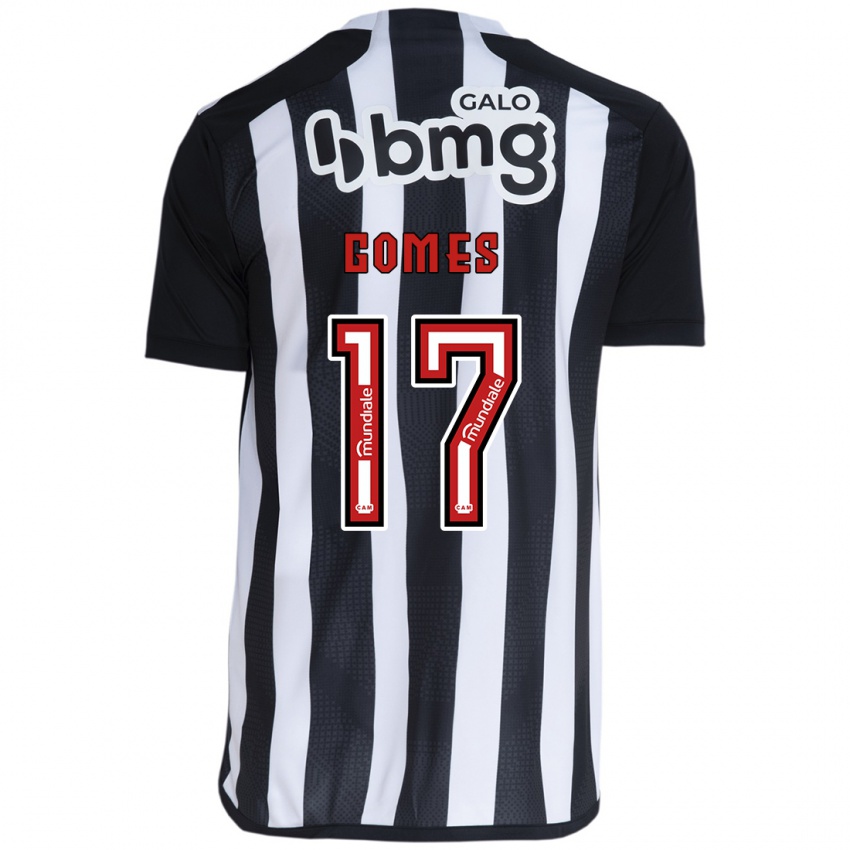 Niño Camiseta Igor Gomes #17 Blanco Negro 1ª Equipación 2024/25 La Camisa Chile