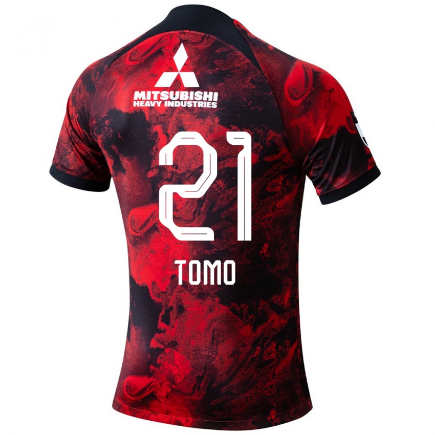 Niño Camiseta Tomoaki Okubo #21 Negro Rojo 1ª Equipación 2024/25 La Camisa Chile