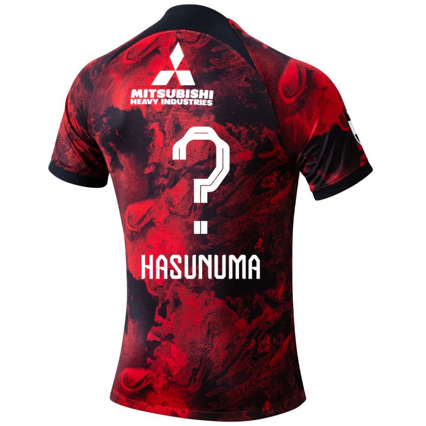 Niño Camiseta Shunsuke Hasunuma #0 Negro Rojo 1ª Equipación 2024/25 La Camisa Chile