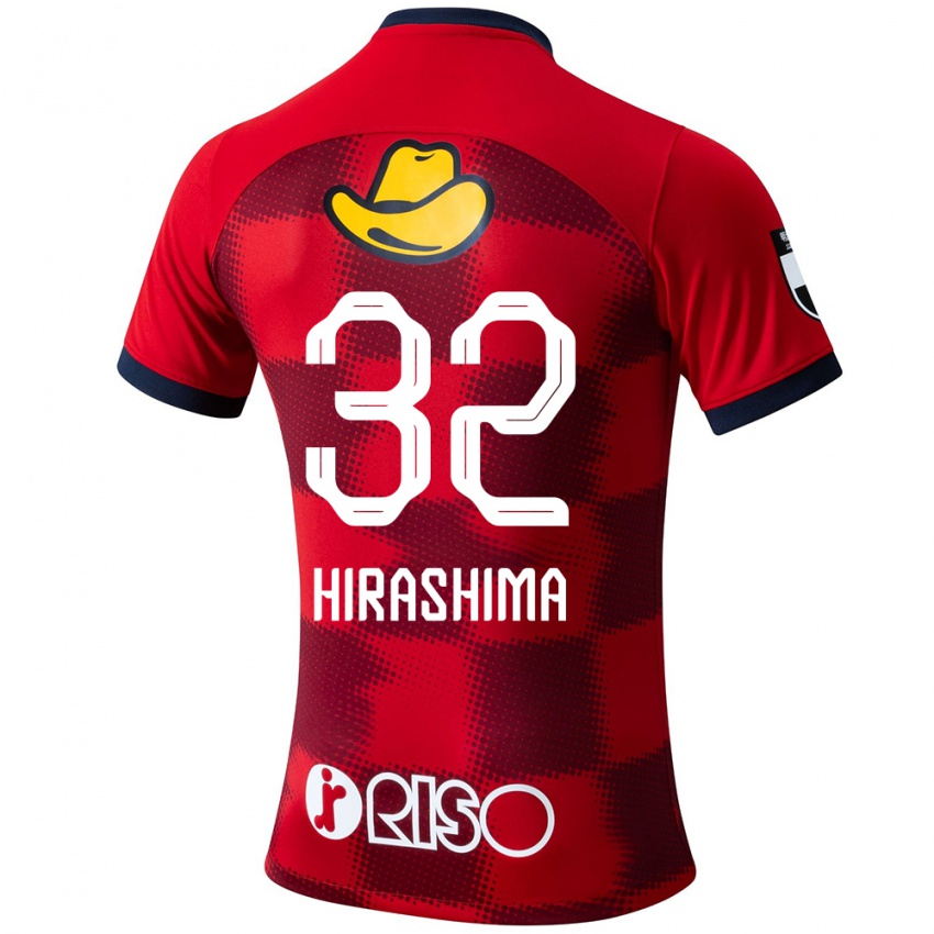 Niño Camiseta Daigo Hirashima #32 Rojo Azul Blanco 1ª Equipación 2024/25 La Camisa Chile