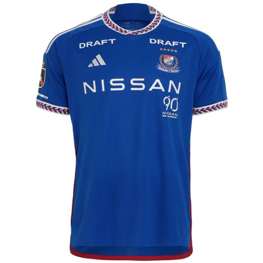 Niño Camiseta Haruki Uenishi #8 Azul Blanco Rojo 1ª Equipación 2024/25 La Camisa Chile