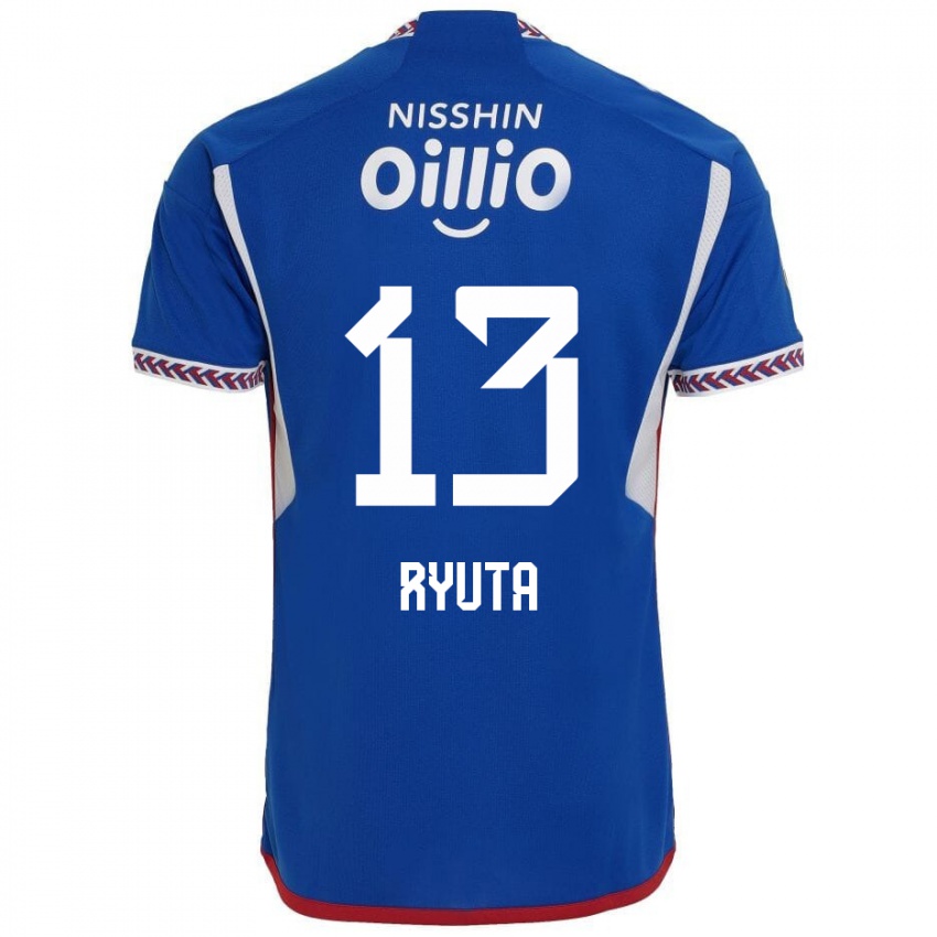 Niño Camiseta Ryuta Koike #13 Azul Blanco Rojo 1ª Equipación 2024/25 La Camisa Chile