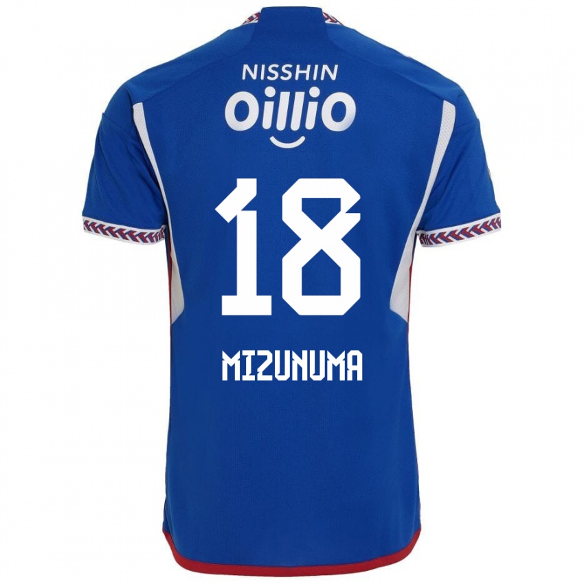 Niño Camiseta Kota Mizunuma #18 Azul Blanco Rojo 1ª Equipación 2024/25 La Camisa Chile