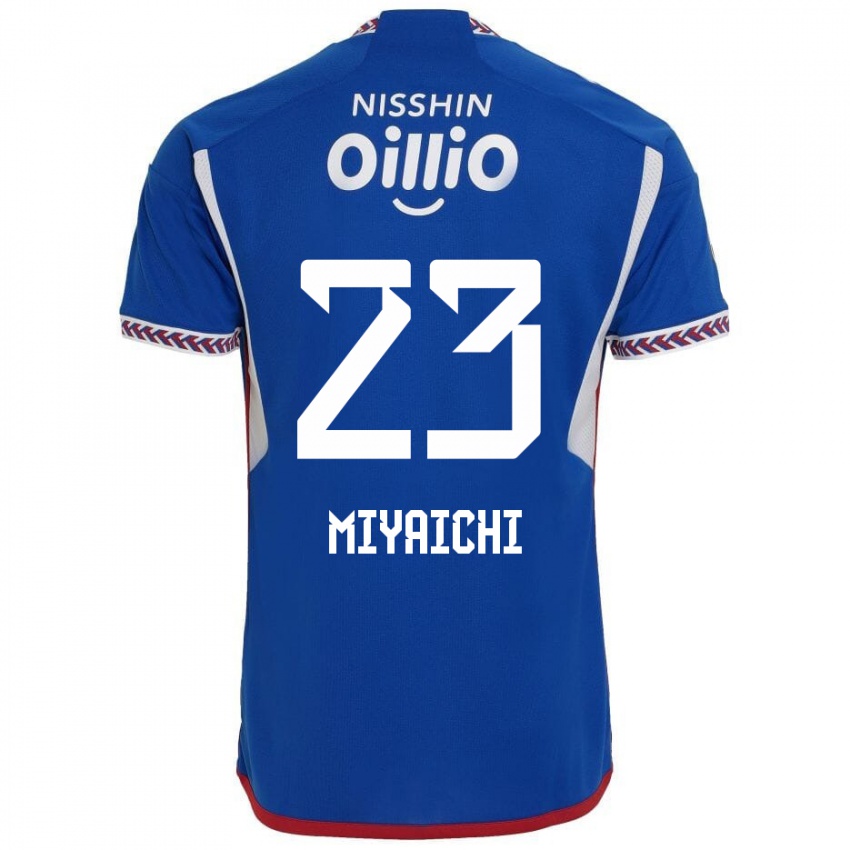 Niño Camiseta Ryo Miyaichi #23 Azul Blanco Rojo 1ª Equipación 2024/25 La Camisa Chile