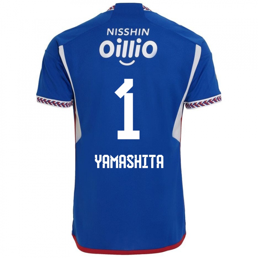 Niño Camiseta Shoma Yamashita #1 Azul Blanco Rojo 1ª Equipación 2024/25 La Camisa Chile