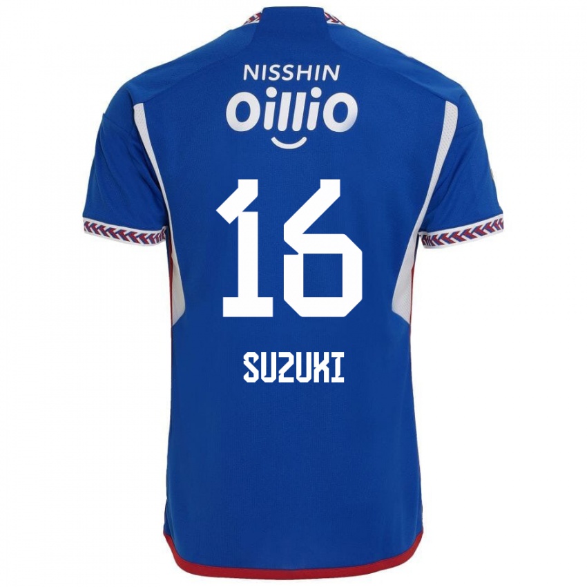 Niño Camiseta Kai Suzuki #16 Azul Blanco Rojo 1ª Equipación 2024/25 La Camisa Chile