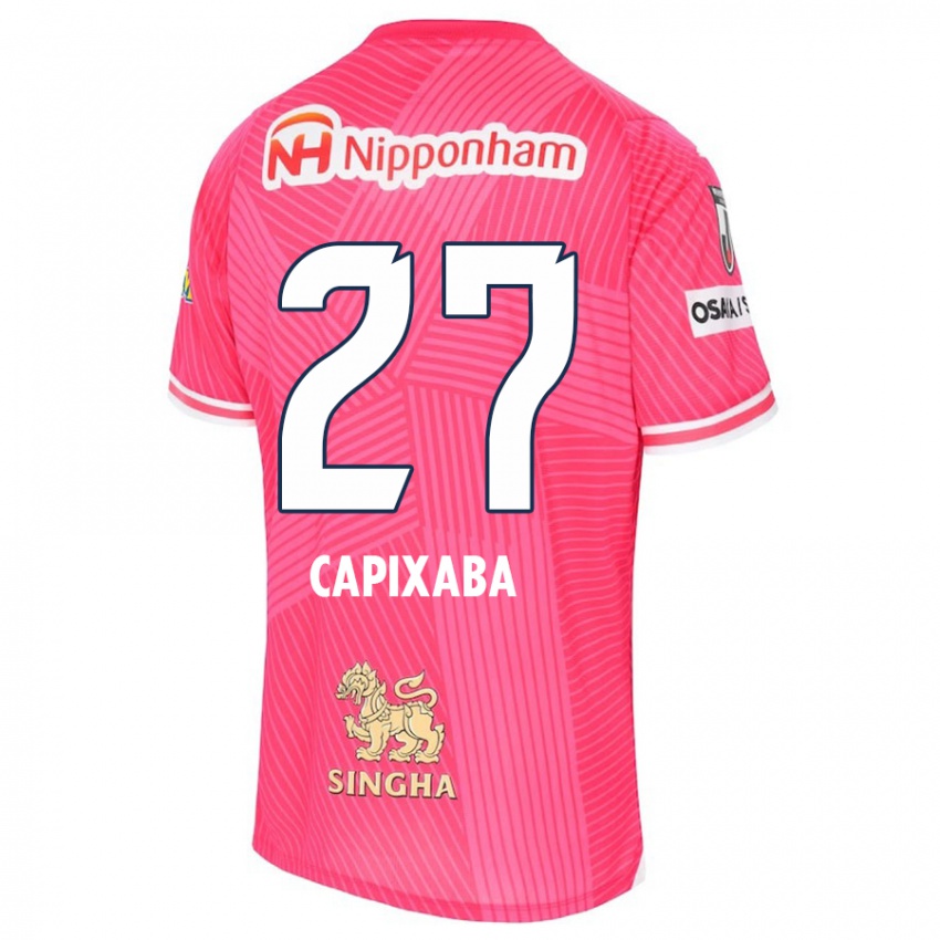 Niño Camiseta Capixaba #27 Rosa Blanco 1ª Equipación 2024/25 La Camisa Chile