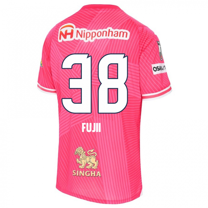 Niño Camiseta Ryuya Fujii #38 Rosa Blanco 1ª Equipación 2024/25 La Camisa Chile