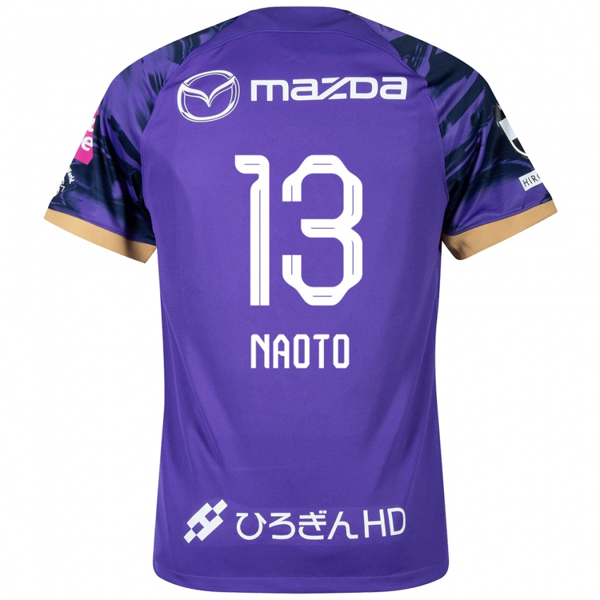 Niño Camiseta Naoto Arai #13 Púrpura Blanco 1ª Equipación 2024/25 La Camisa Chile