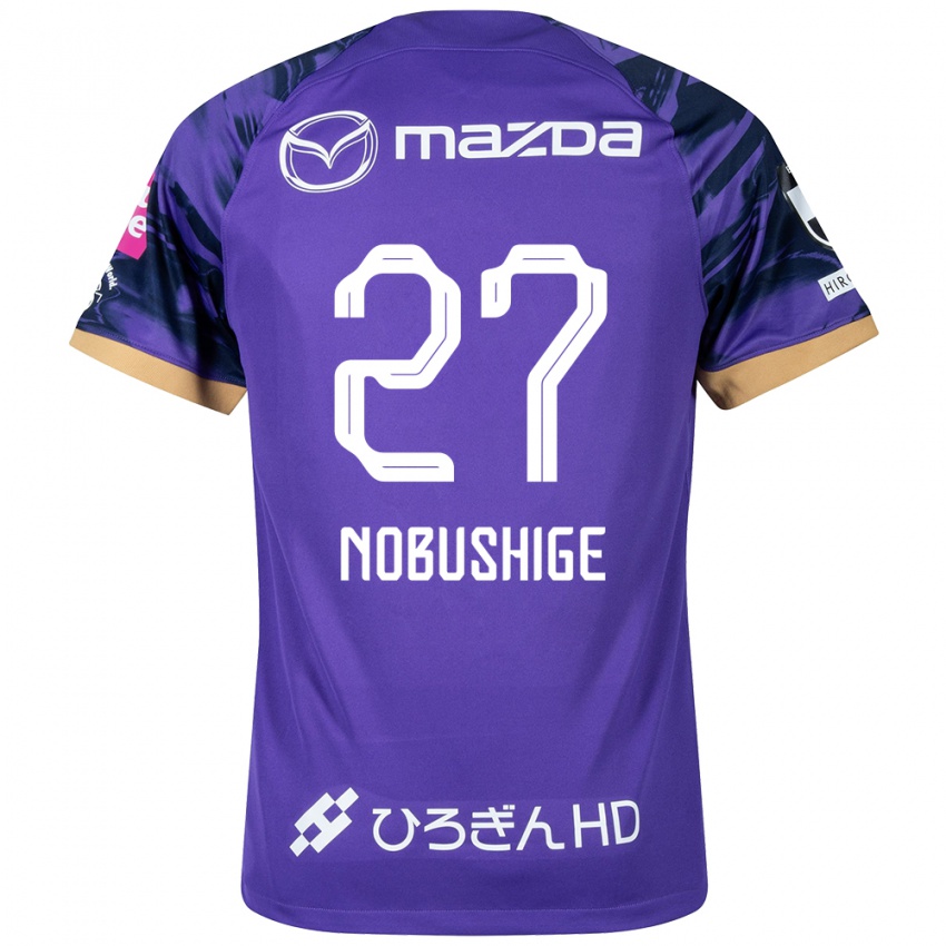 Niño Camiseta Ryojiro Nobushige #27 Púrpura Blanco 1ª Equipación 2024/25 La Camisa Chile