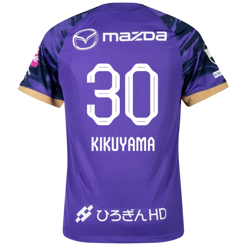 Niño Camiseta Rio Kikuyama #30 Púrpura Blanco 1ª Equipación 2024/25 La Camisa Chile