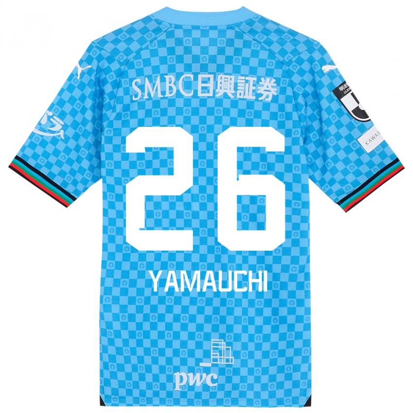 Niño Camiseta Hinata Yamauchi #26 Azul Celeste 1ª Equipación 2024/25 La Camisa Chile