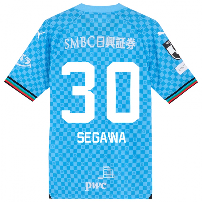 Niño Camiseta Yusuke Segawa #30 Azul Celeste 1ª Equipación 2024/25 La Camisa Chile