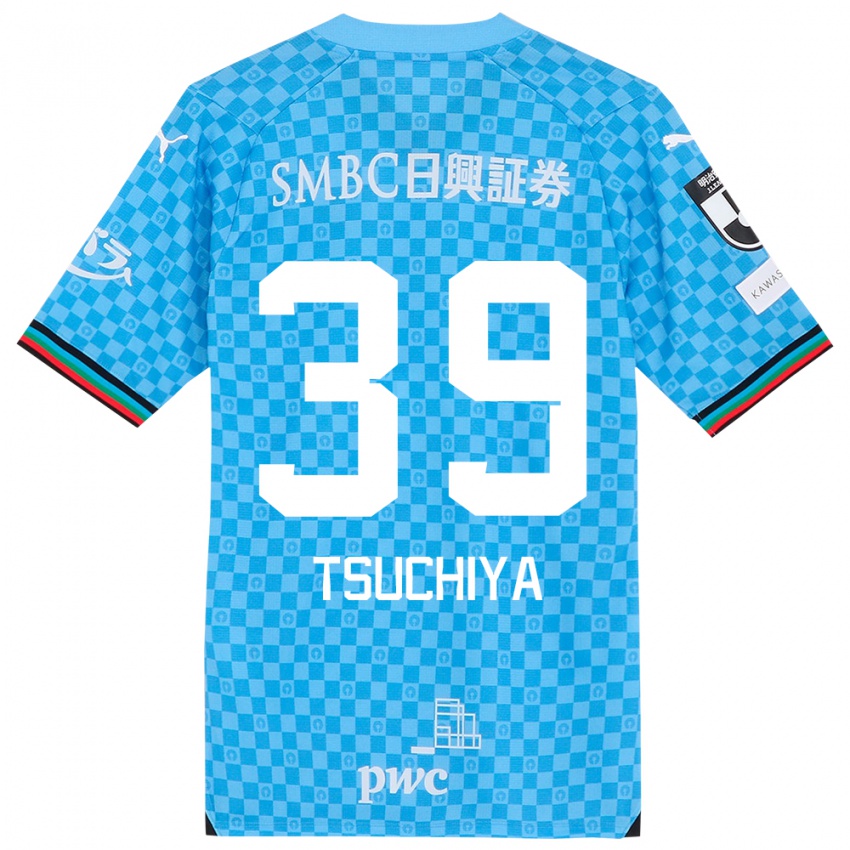 Niño Camiseta Kaito Tsuchiya #39 Azul Celeste 1ª Equipación 2024/25 La Camisa Chile